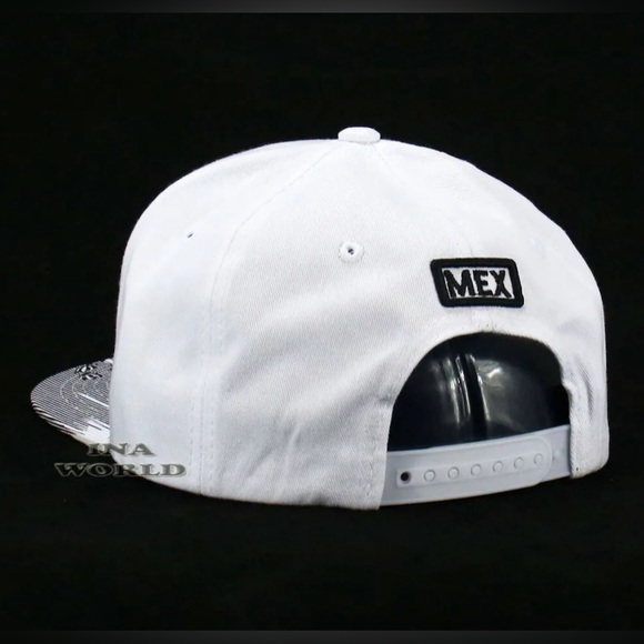 MEXICAN MEXICO Hat Hecho En Mexico Eagle Aguila Snapback Flat Bill Baseball Cap - Picture 4 of 8